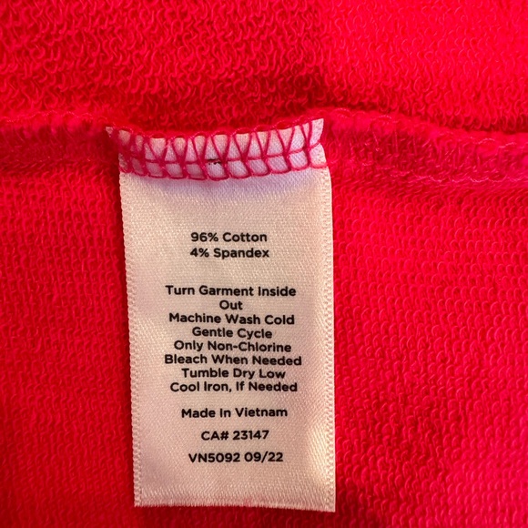 NWT T by Talbots Johnny Collar Terry Dress Size L Pink - Picture 5 of 8